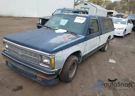 1992 Chevrolet S Truck S10 из США, поврежденный, VIN 1GCCS14ZXN8161535